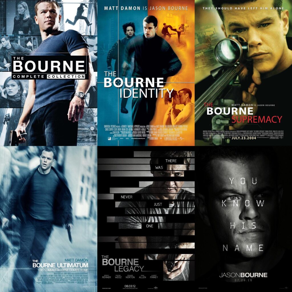 bourne movies in order timeline