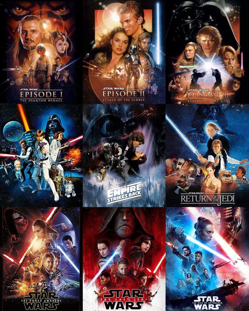 Star Wars Movies in Order
