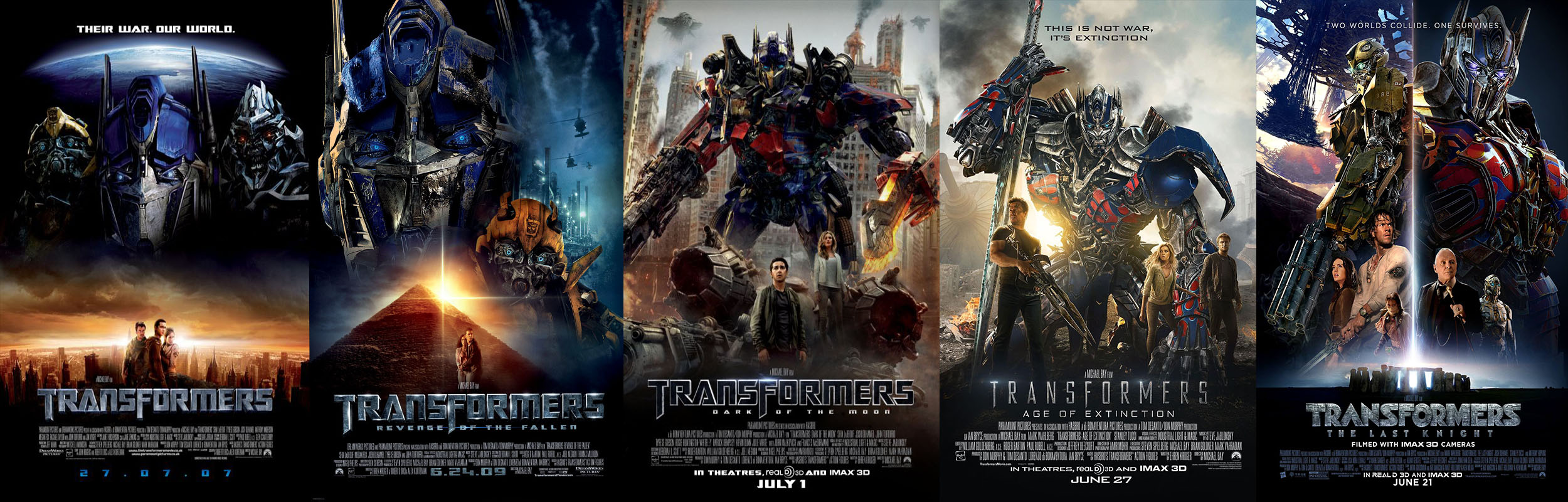 Transformers movies in order timeline