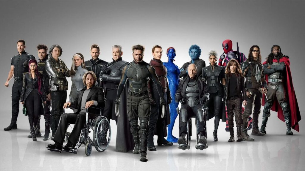 X Men movies in order timeline poster